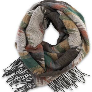 Pistil Mattea Scarf in Olive Knit Shawl Wrap Southwestern Boho